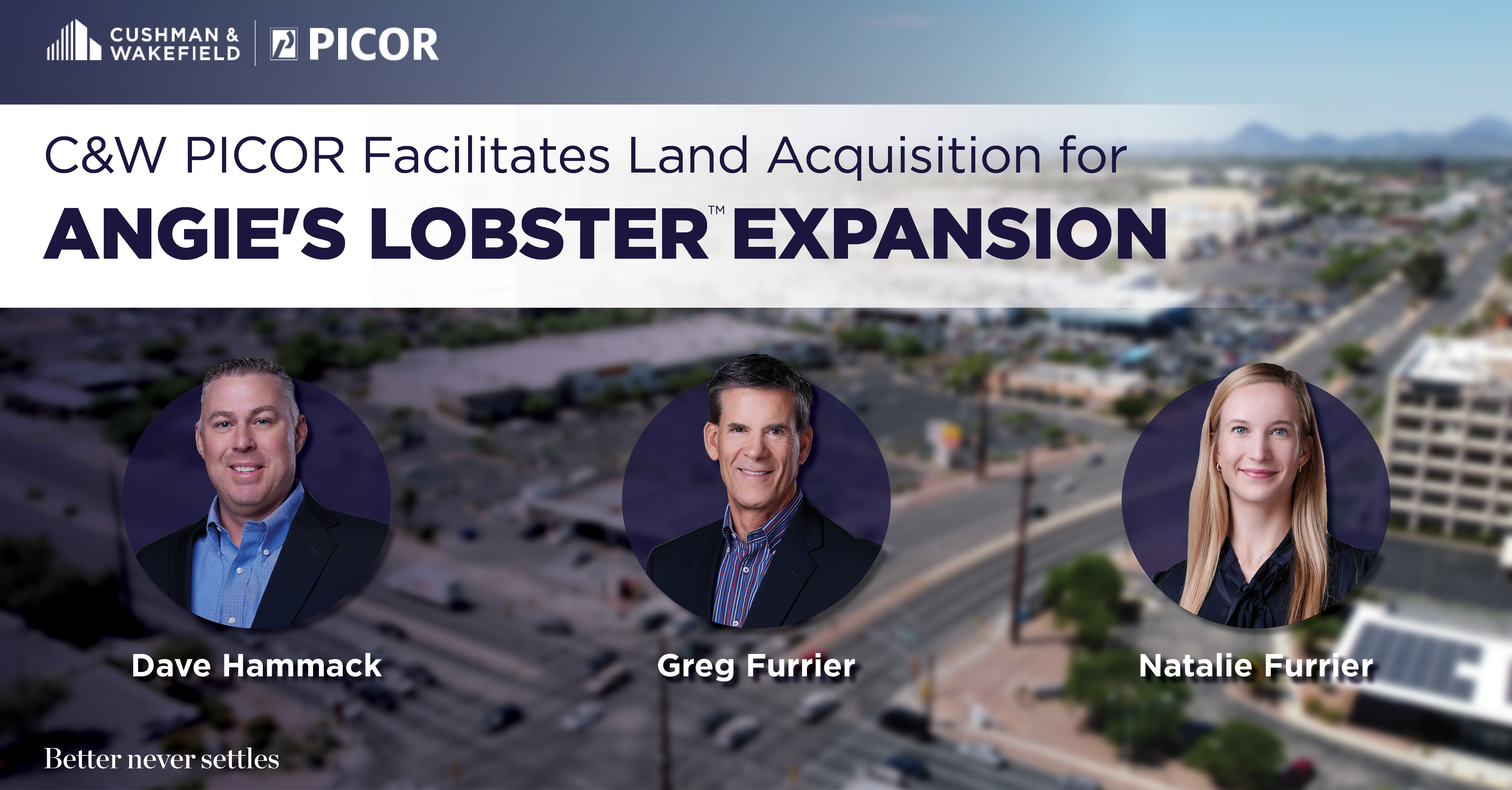 Blog Cover Photo: C&W PICOR Facilitates Land Acquisition for Angie's Lobster Expansion