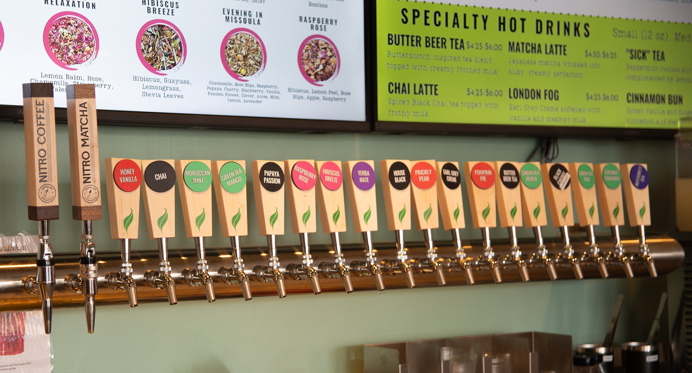 Teas on tap